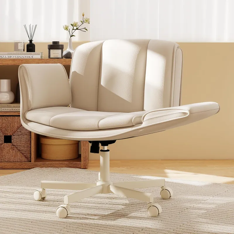 HeroSet Criss Cross Chair with Wheels & Armrests